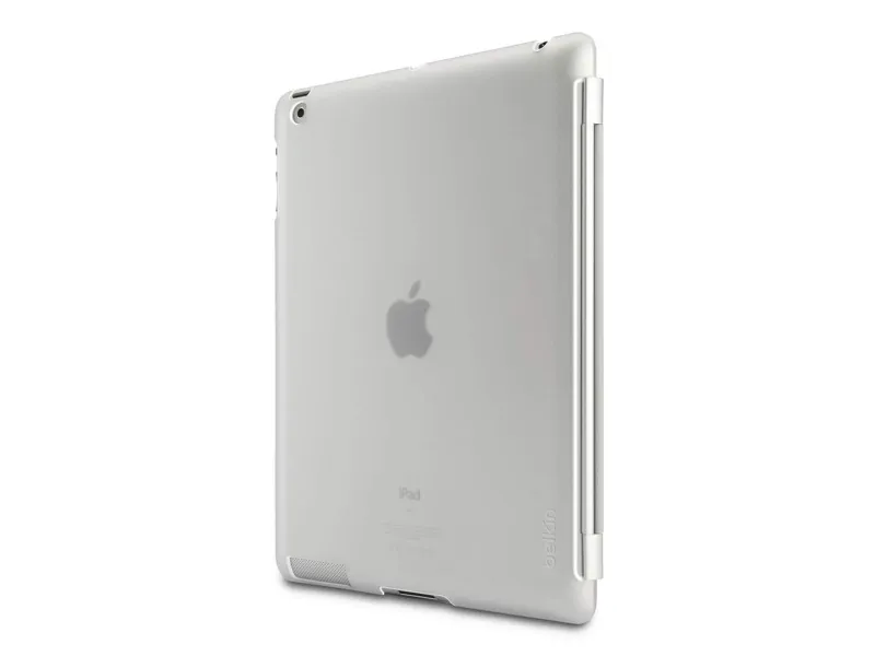 Belkin Snap Shield - Taske til tablet - plastik - klar - for Apple iPad (3. generation) & Ipad 2