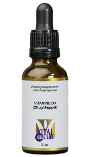 Vital Cell Life Vital Cell Vitamine D3 25 mcg Druppels 30ML