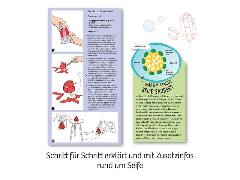 Kosmos Experimentierkasten Kristall-Seife Seifen selber kreieren