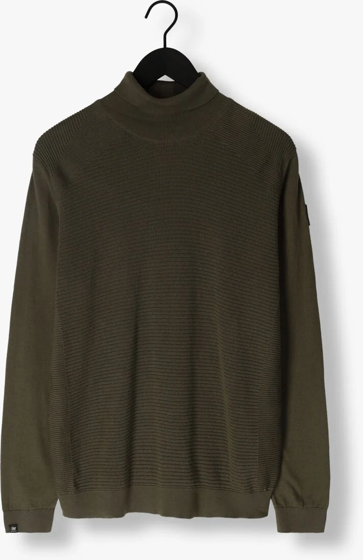 VANGUARD groene vanguard coltrui roll neck pima cotton