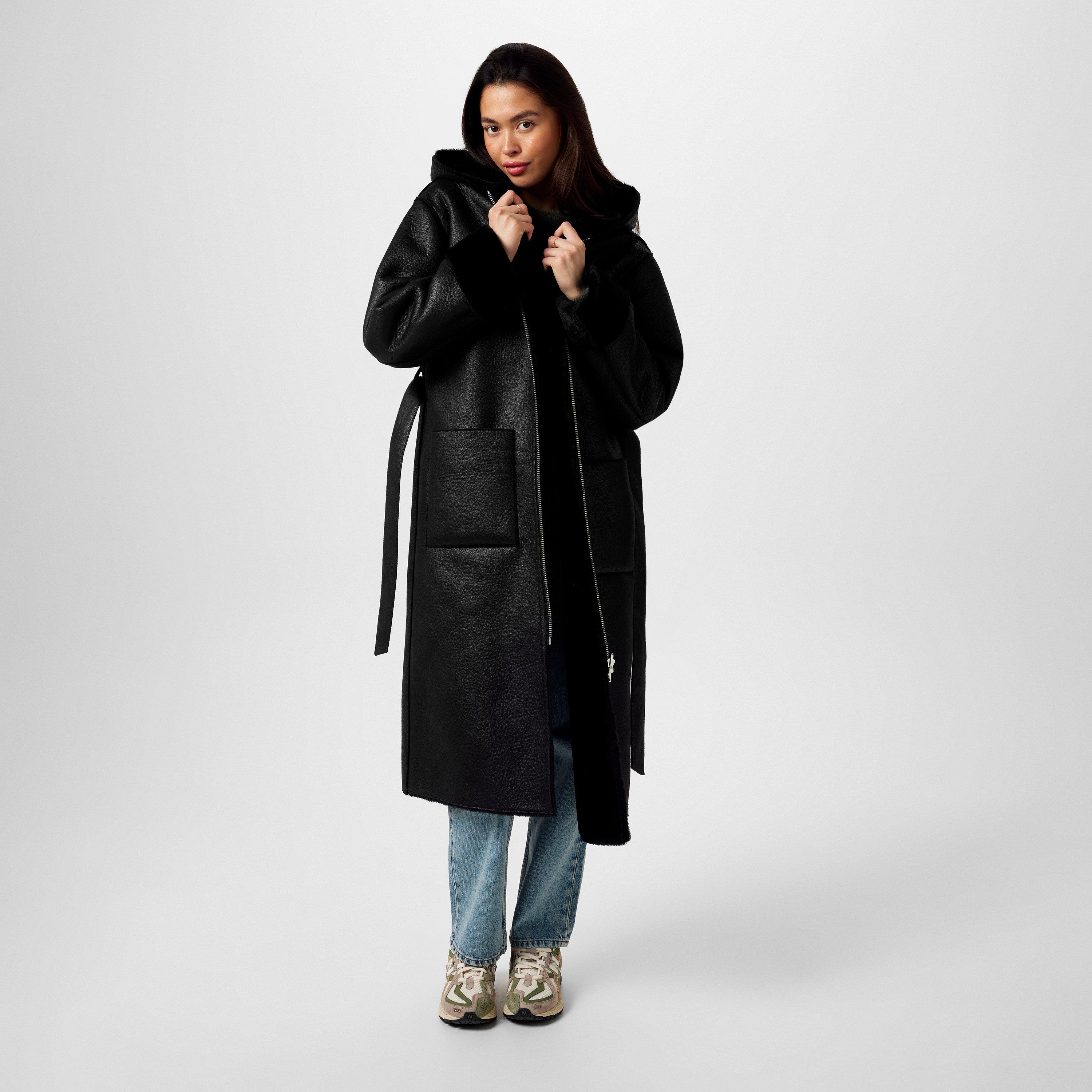 Jack Wills JW Long Shearling Jacket