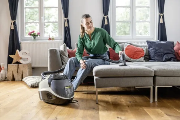 Kärcher SV 7, Cylinderdamp rengøringsmiddel, 0,5 L, Sort, Grå, Hvid, Knapper, Fastgjort, 50 cm