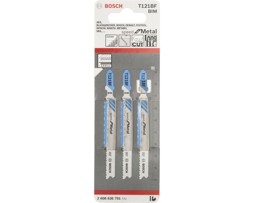 Bosch Professional T 121 BF decoupeerzaagblad, 3-pack