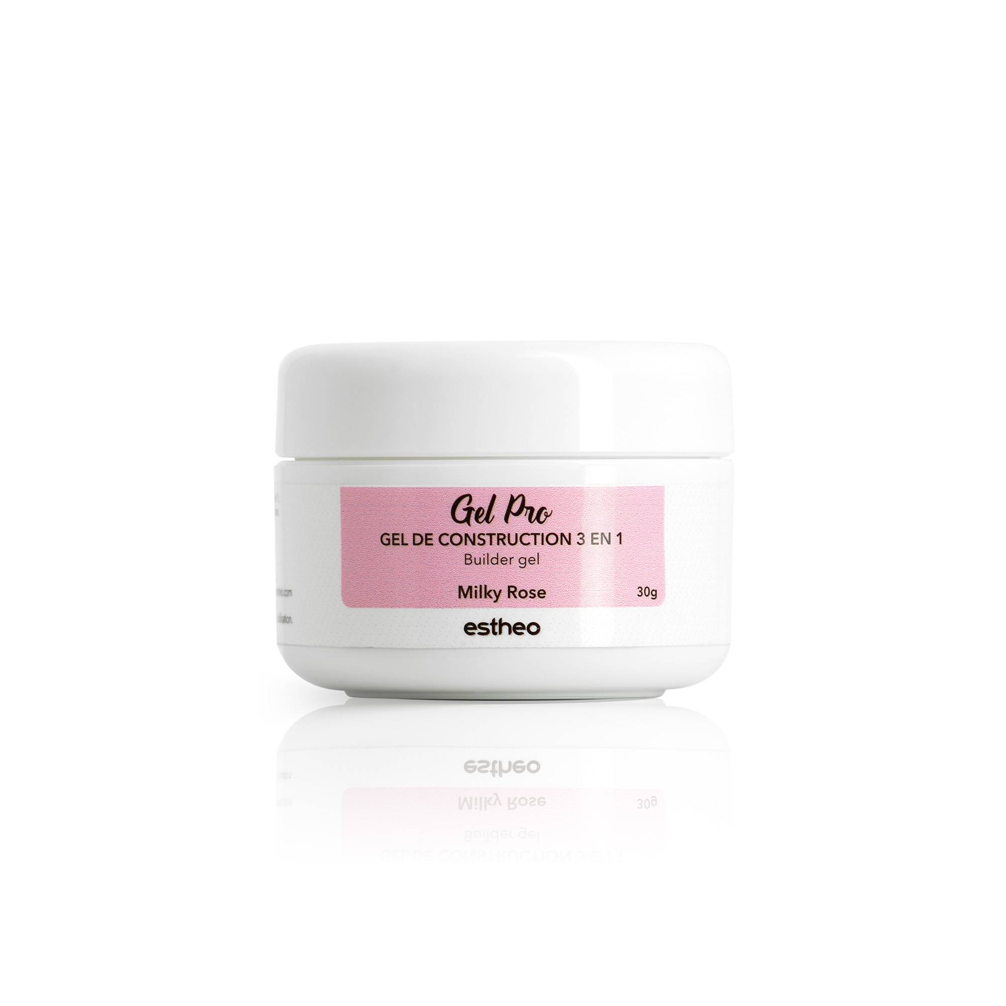 Gel de construction 3 en 1 auto-égalisant Rose / 30g