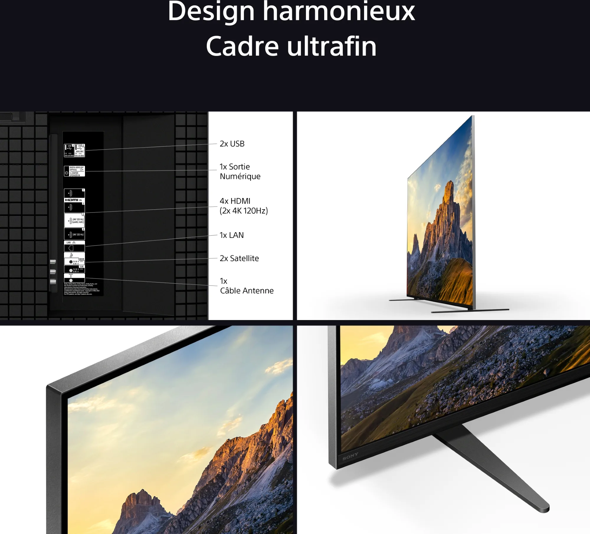 Sony 65 BRAVIA 7   Bravia Theater Quad TV UHD 4K
