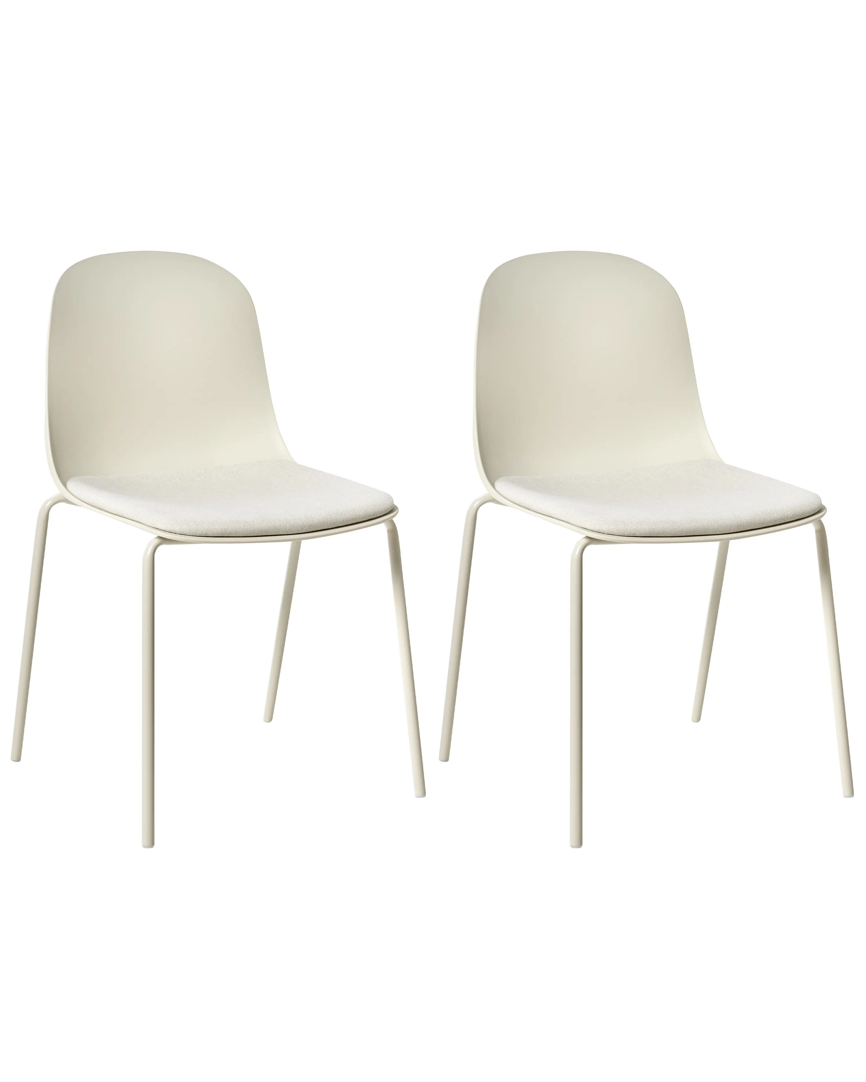 Set van 2 vergaderstoelen DORR Lichtbeige
