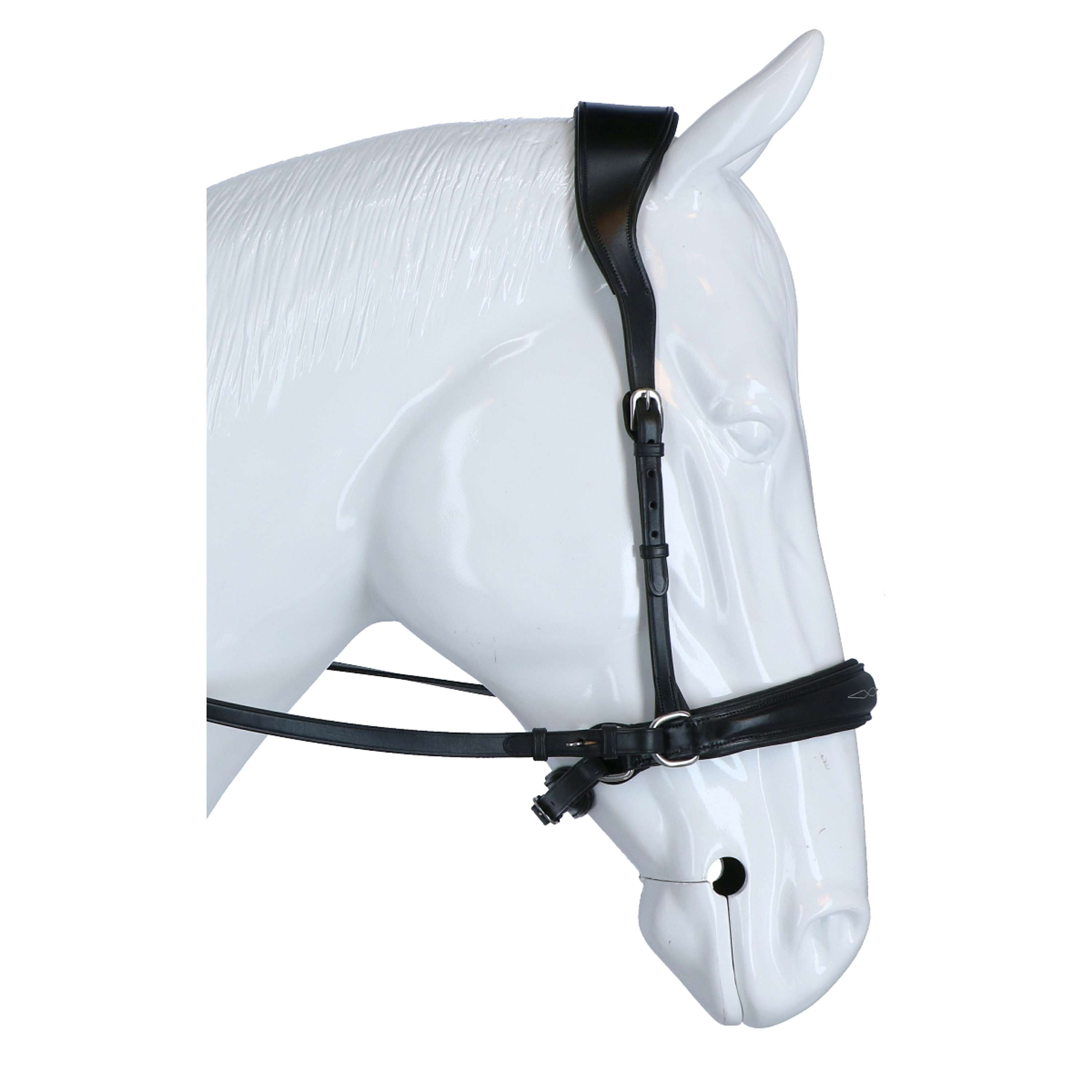F.R.A. Bitloos Hoofdstel Alizée Mistral Side Pull Rubber Gripteugels Z