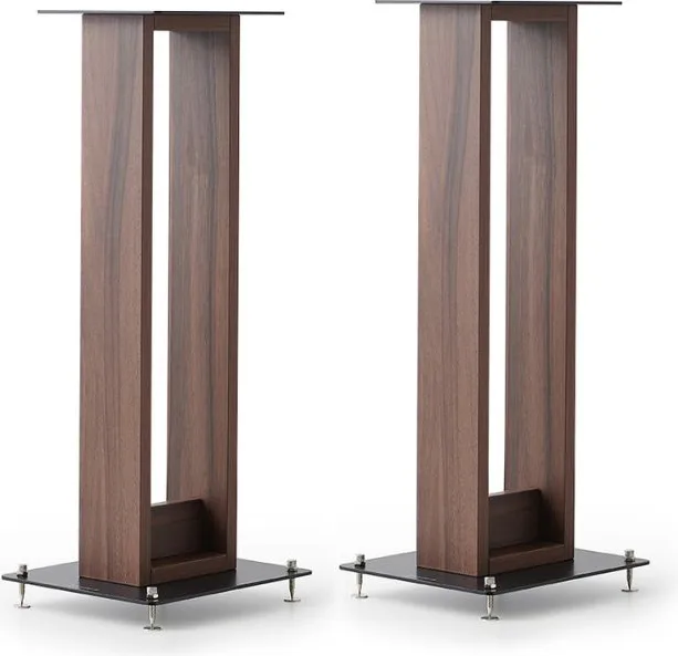 NorStone Alva Plus Noir / Noyer (la paire) Pieds pour enceintes