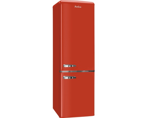 Amica KGCN 387 100 R koel-vriescombinatie, afmetingen (B x H x D): 55 x 181 x 61,5 cm, koelgedeelte: 181 l, vriesgedeelte: 63 l