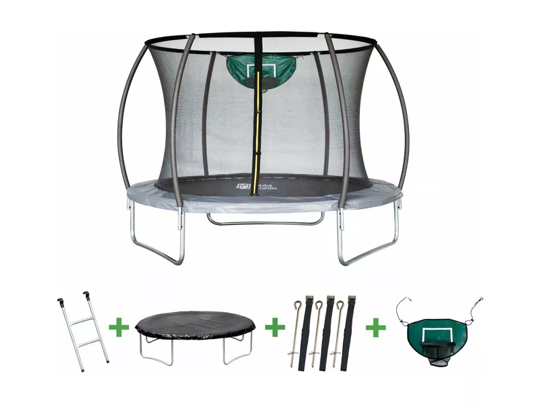 Trampoline avec filet intérieur 
