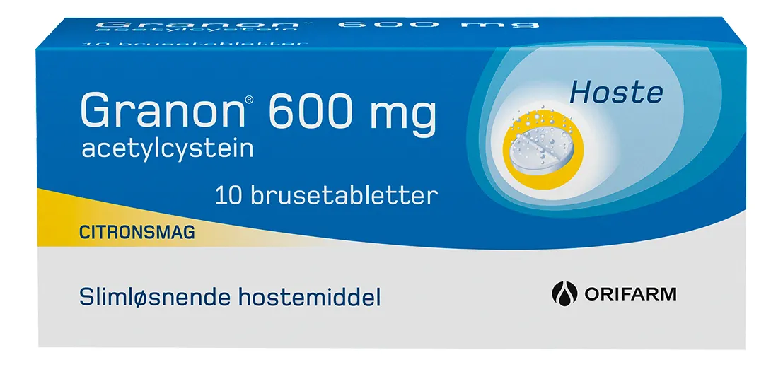 Granon 600 mg - 10 brusetabletter