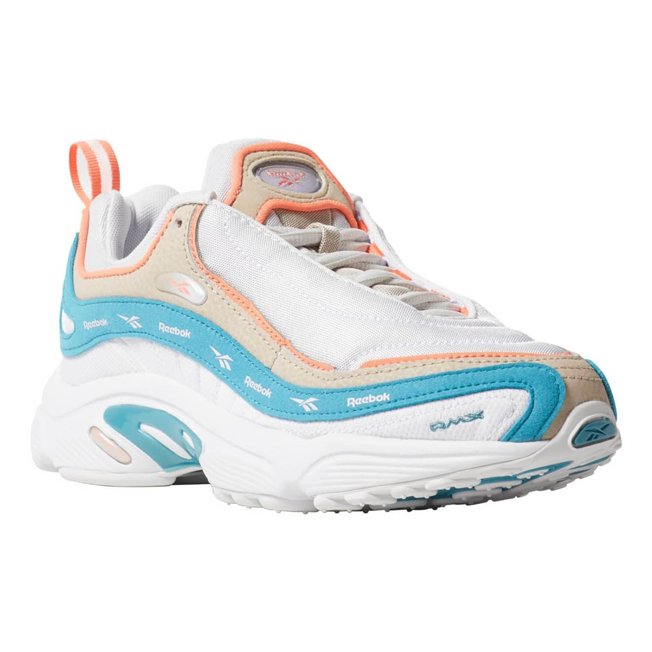Reebok Baskets Daytona Dmx Mu blanc/turquoise/orange