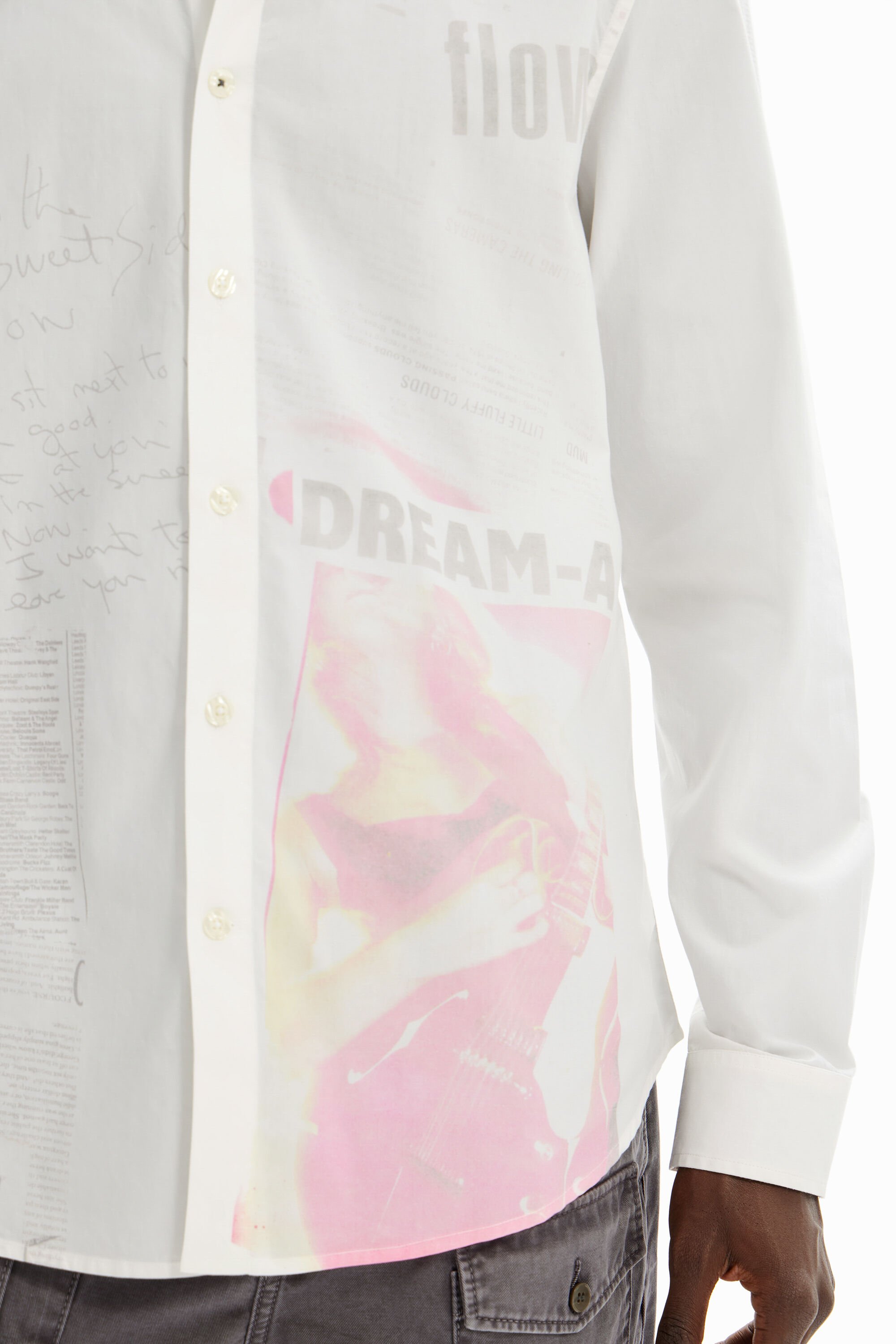 Chemise popeline journal