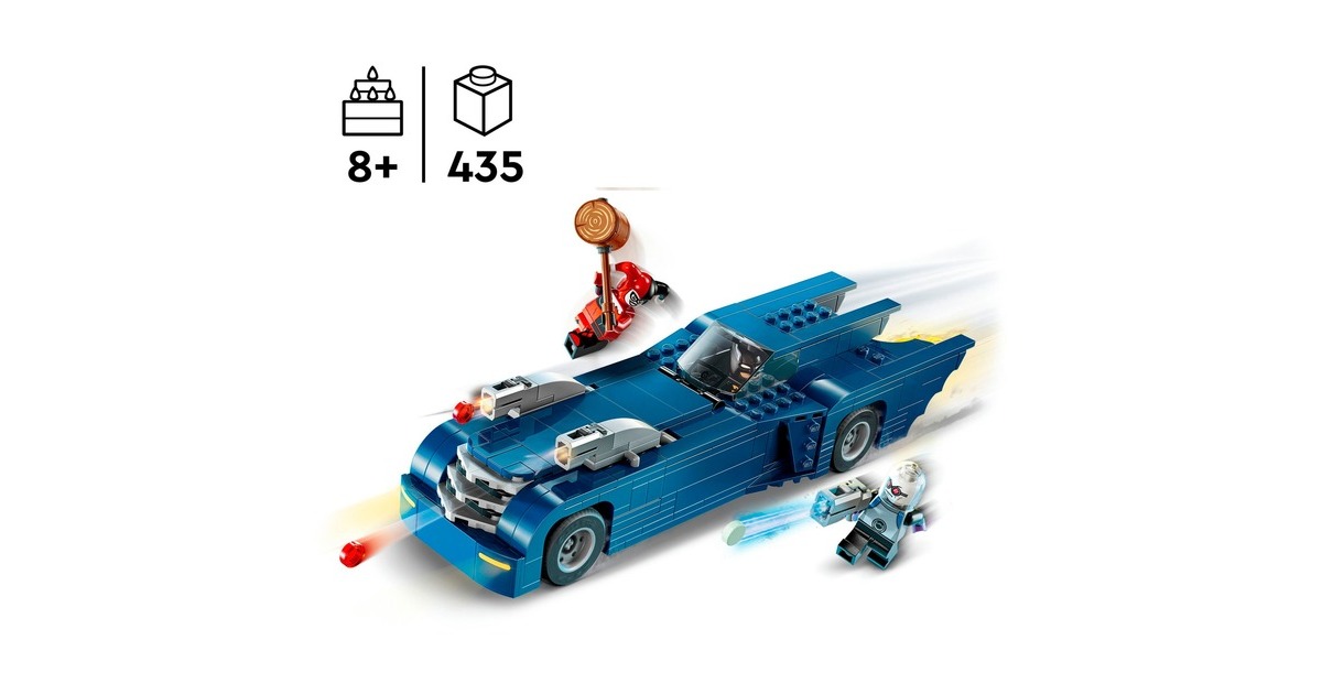 LEGOBatman - Batman met de Batmobile vs. Harley Quinn en Mr. Freeze Constructiespeelgoed  (76274)
