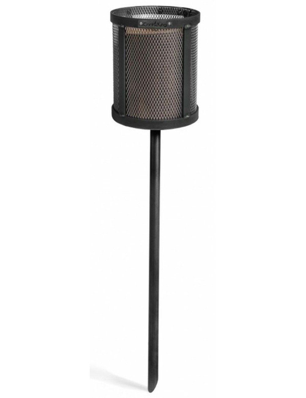 Lanterne à bougies de jardin bruno en acier 105cm