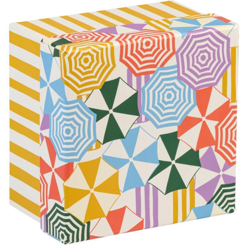 Dolce Amore, Set de 3 boîtes gigognes carrées 25x25x12 cm, 20x20x11cm, et 16x16x10 cm