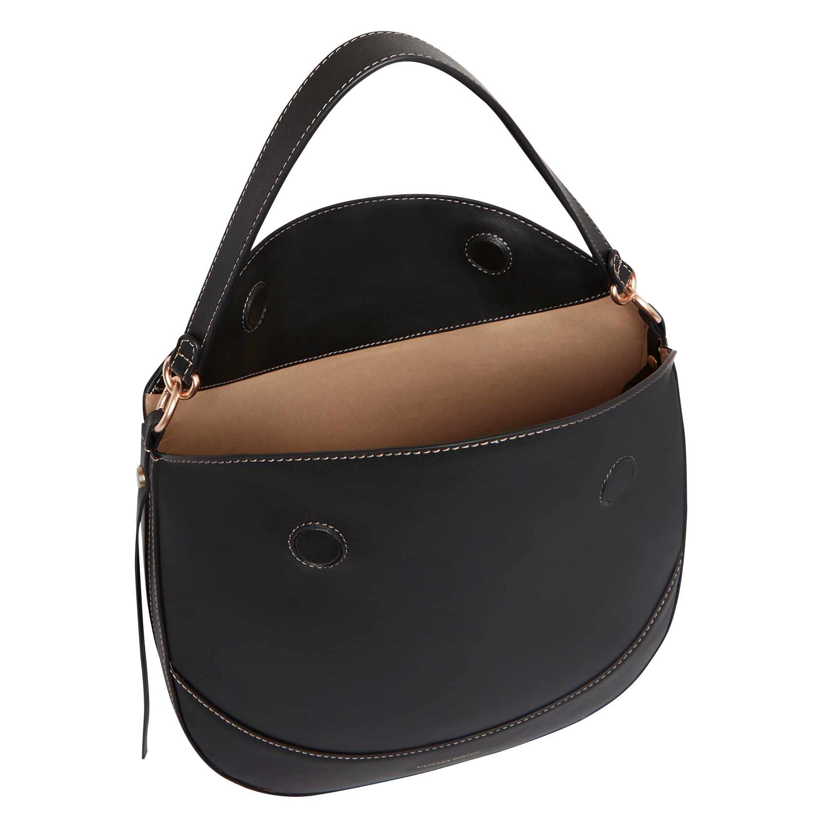 DAILY - Sac épaule en cuir | Noir