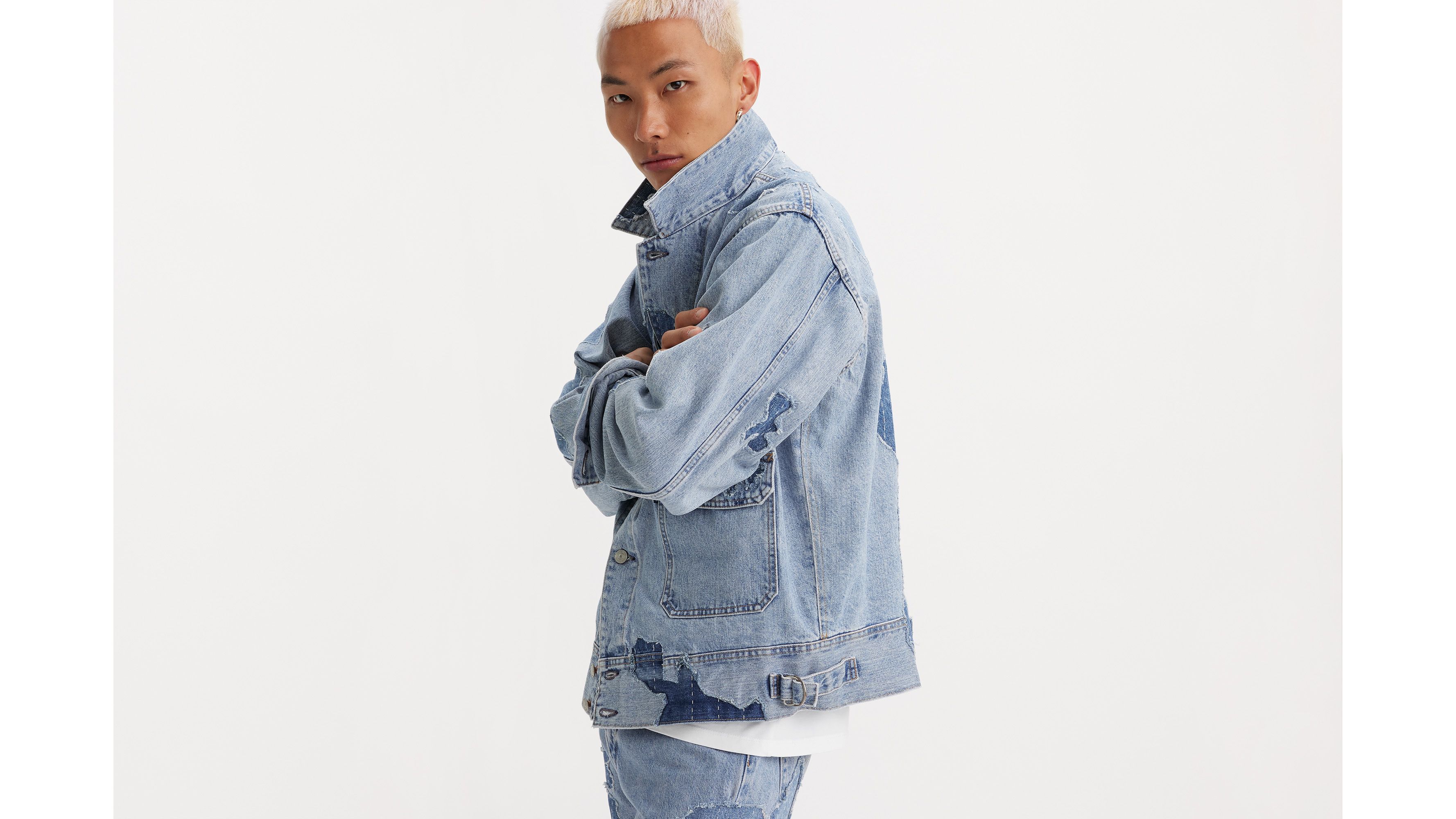 Levi's® Made In Japan Veste Trucker utilitaire - Mij Chizu - Bleu