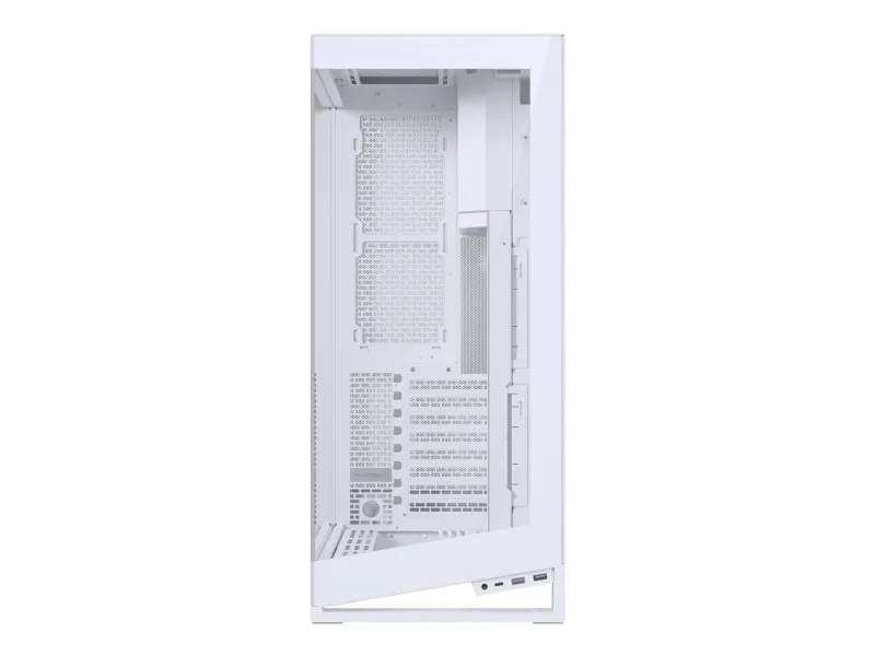 Phanteks NV7 - FT - udvidet ATX - sidepanel med vindue (hærdet glas) - ingen strømforsyning (ATX) - hvidmatteret - USB/Lyd