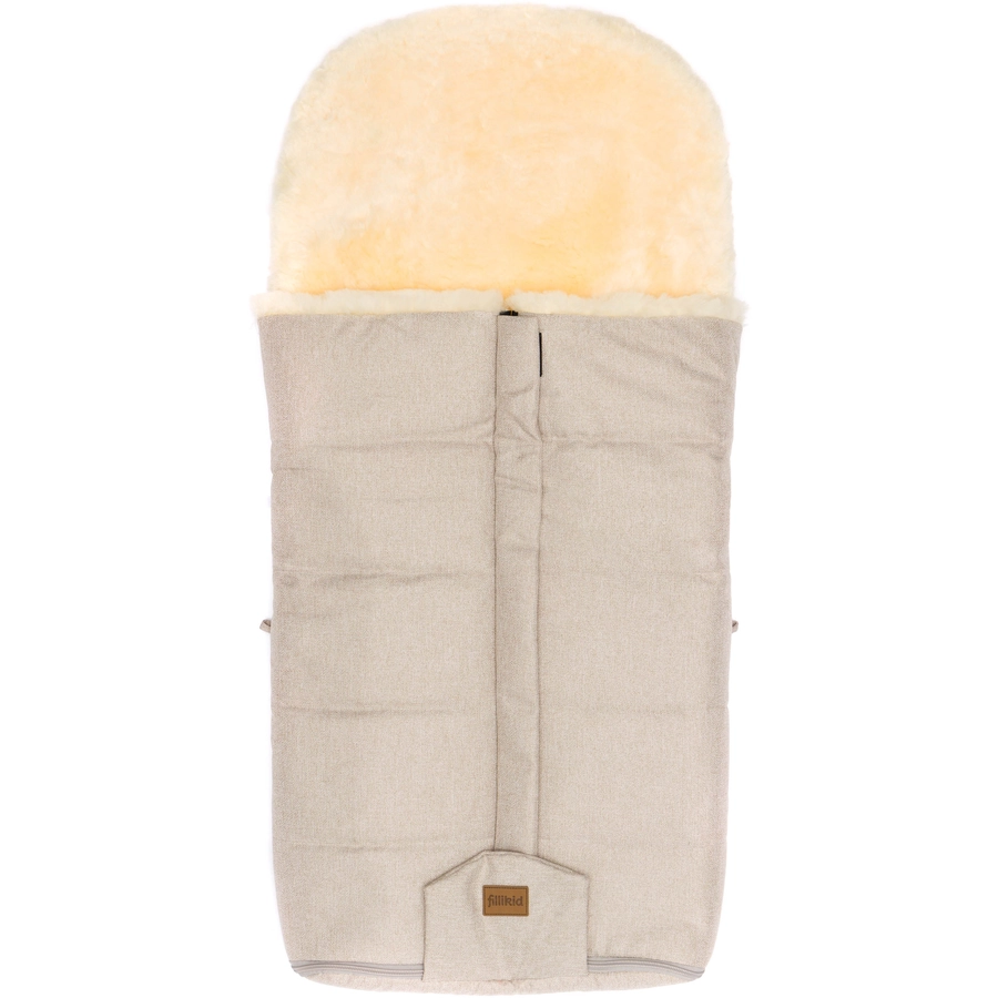 fillikid Winterfußsack Jarvis Lammfell Sand Melange