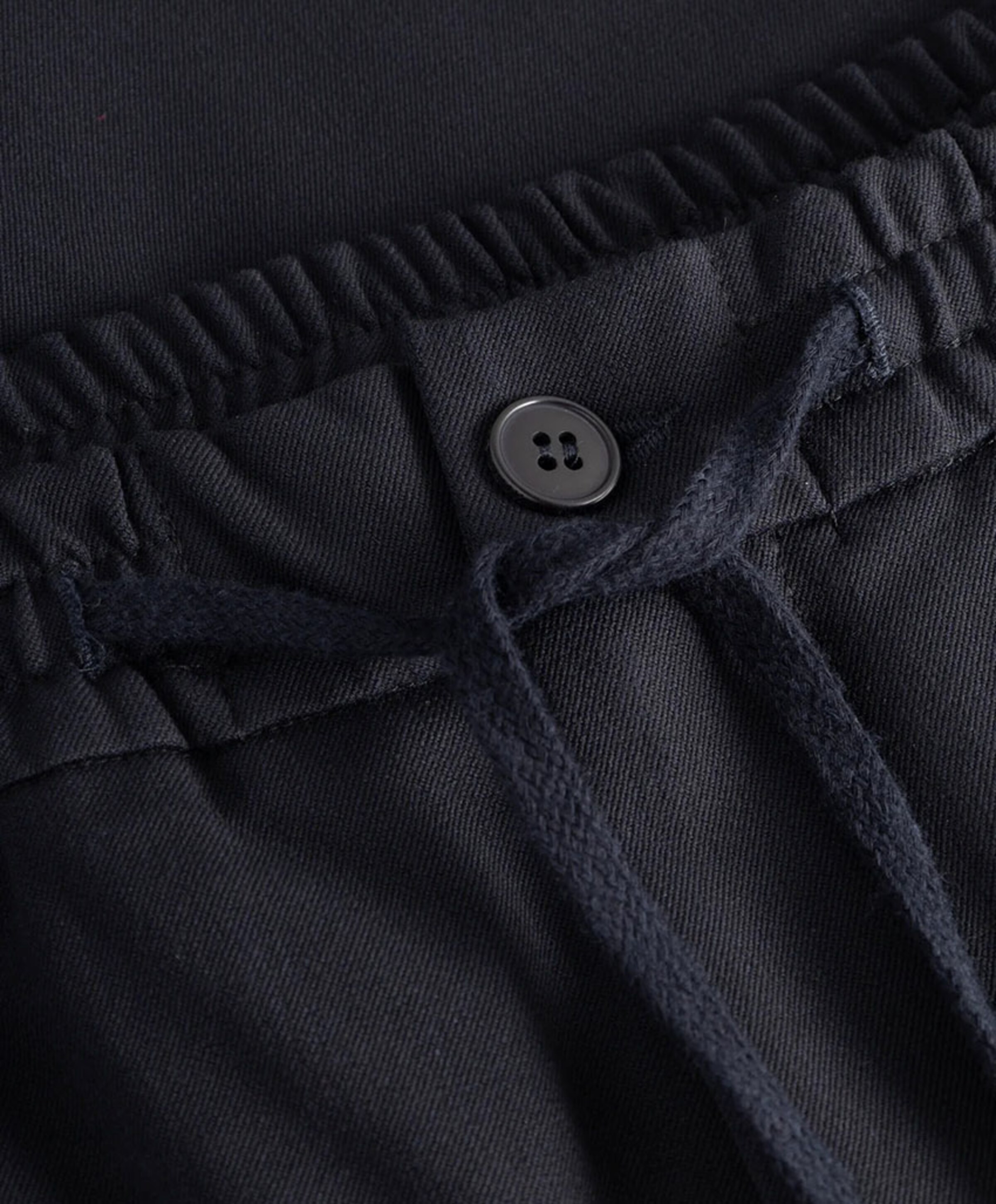 Les Deux Como Tapered Drawstring Pants heren broek blauw