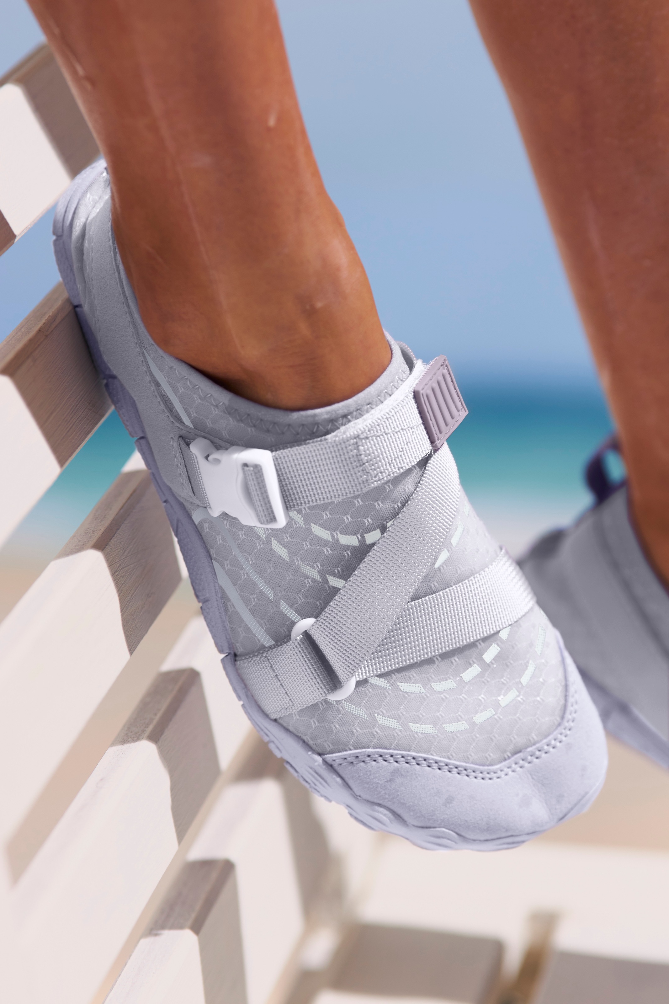 Venice Beach Badeschuh  Aquaschuh, Slipper, Wasserschuh mit Klettverschluss VEGAN
