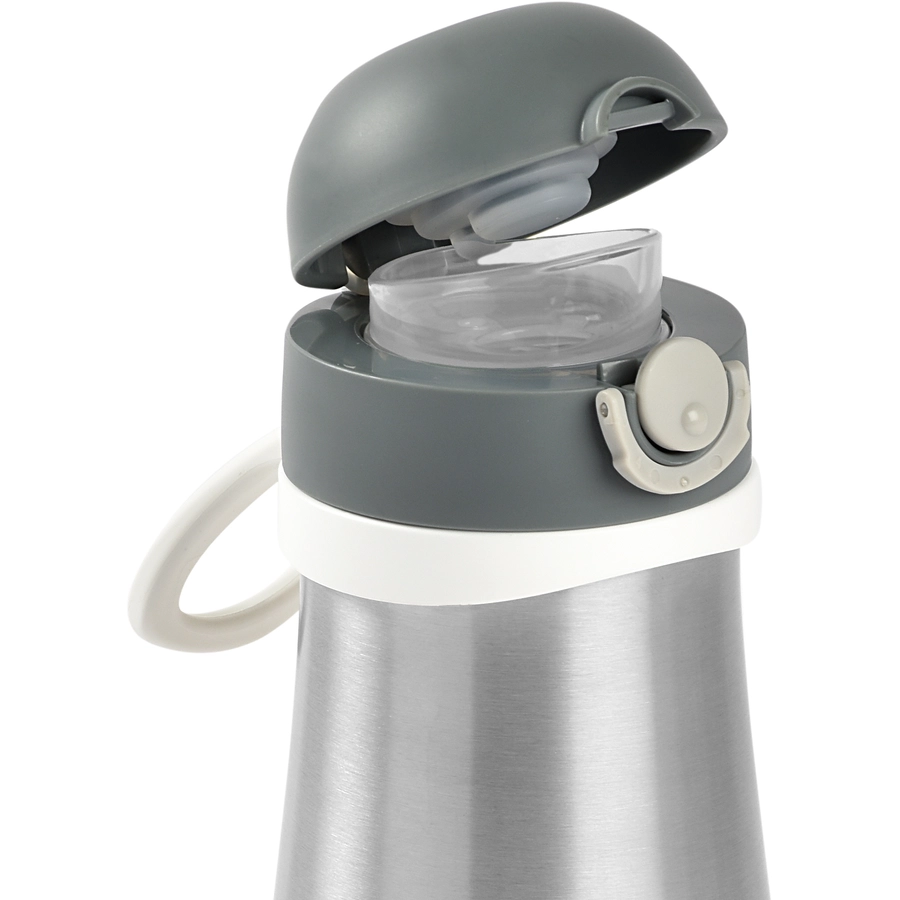 BEABA® Thermoflasche aus Edelstahl 350ml - mineralgrau