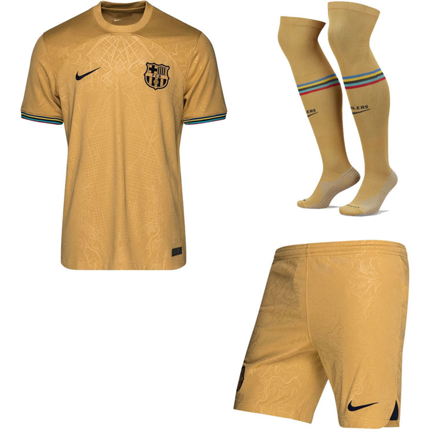 Nike FC Barcelona Uit Tenue Kids