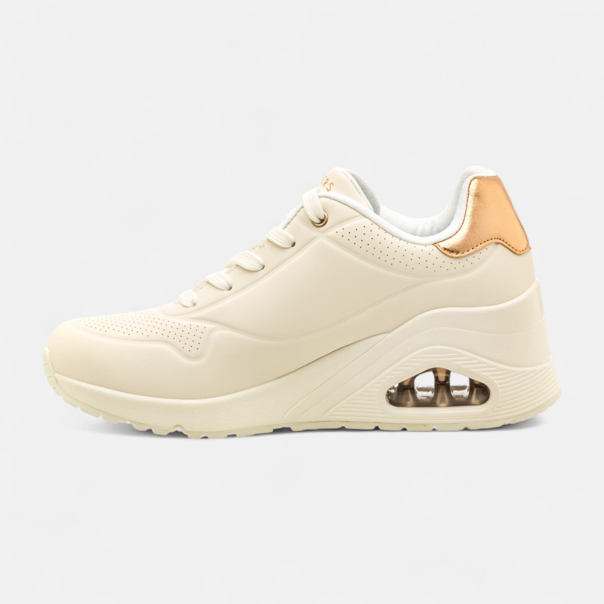 Sneakers à talon compensé Femme blanc