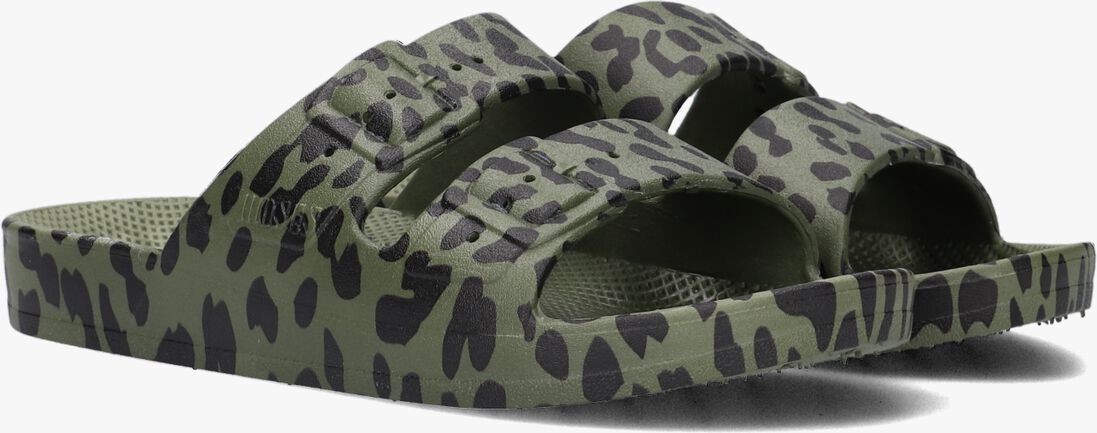 Freedom Moses groene freedom moses slippers fancy
