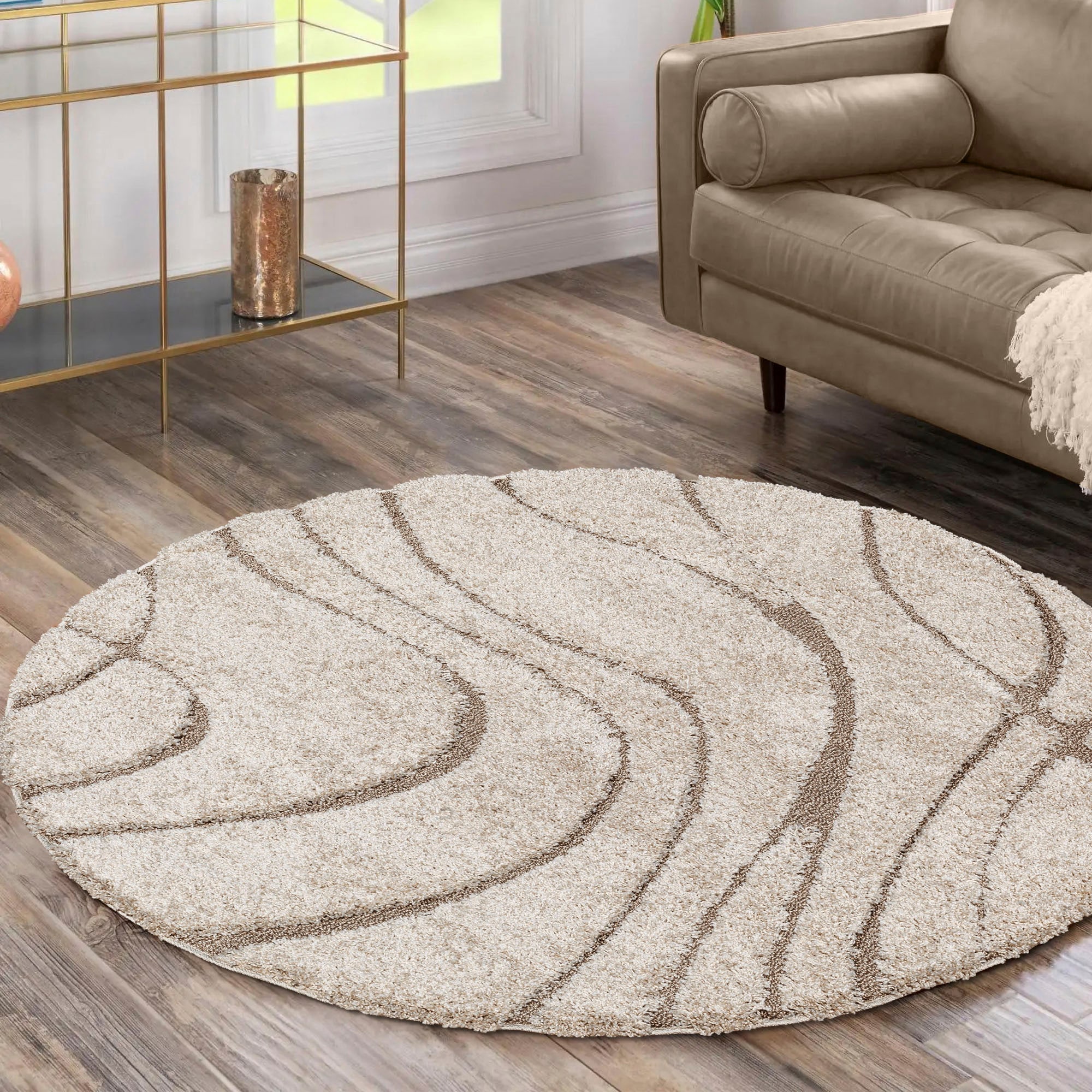 Sanat Hochflor-Teppich »Luxus 3503« rund 30 mm Höhe robuster Langflor, weich, Wohnzimmer, Schlafzimmer