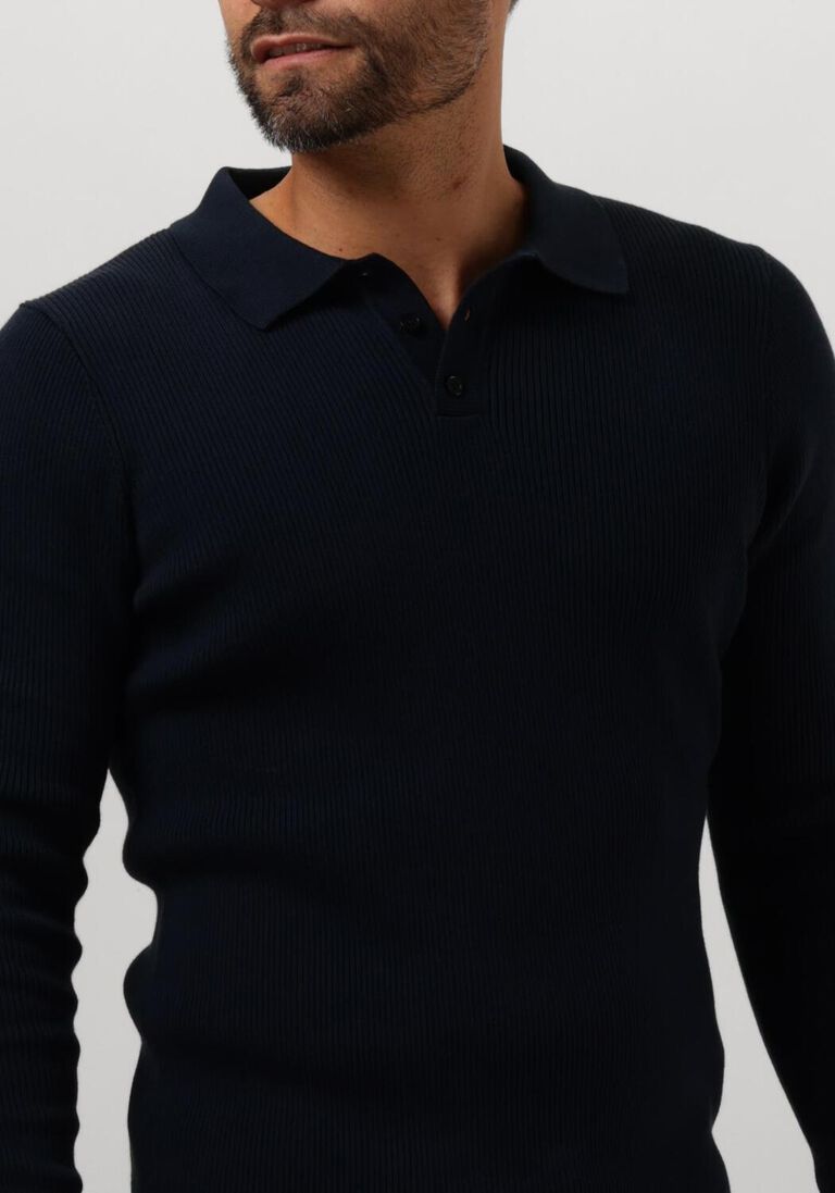 donkerblauwe drykorn polo tesuan