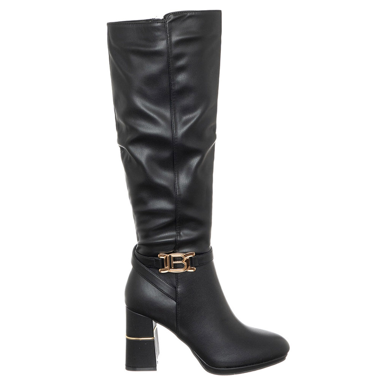 Laura Biagiotti Bottes Jeanne noires - Talon 8.5 cm