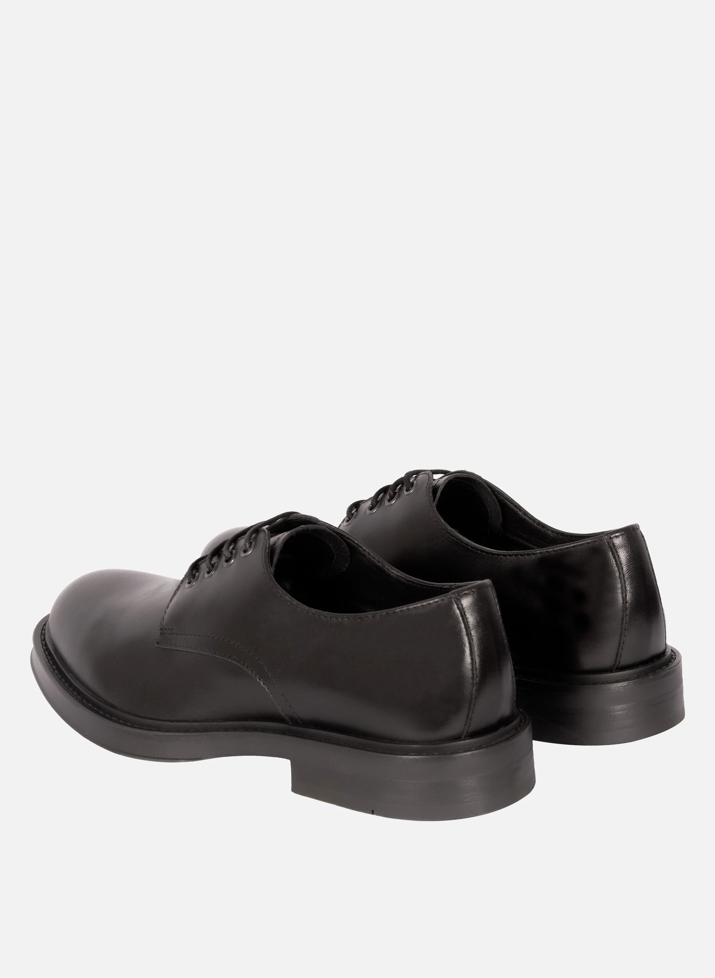 Derbies gomme cuir | Noir