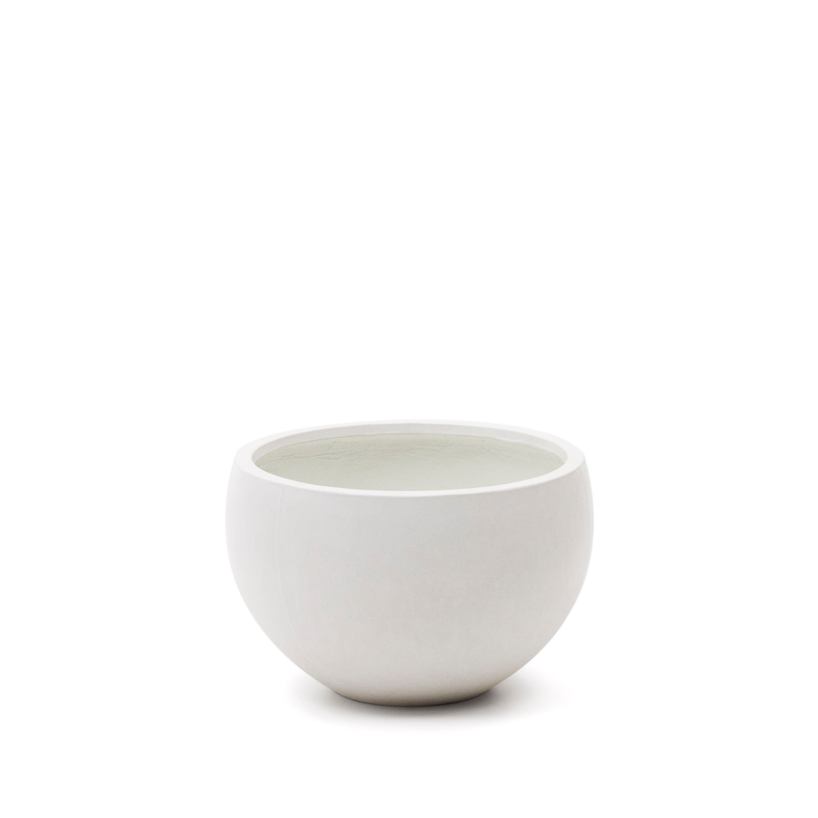 Kave Home - Grau Bloempot van wit cement Ã 56 cm