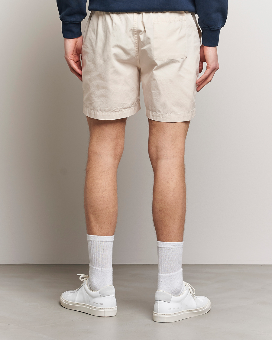 Colorful Standard Classic Organic Twill Drawstring Shorts Ivory White