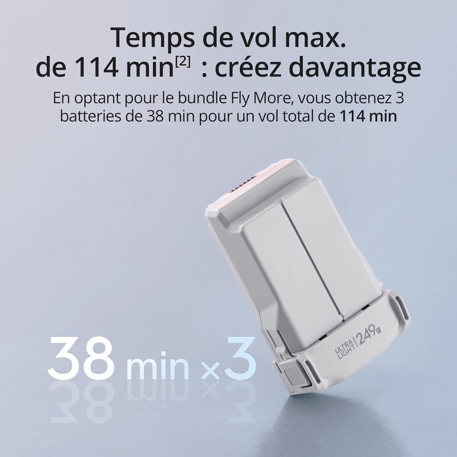 DJI Mini 3 (DJI RC) – Mini Drone Caméra Léger avec Nacelle Mécanique à 3 Axes, Vidéo 4K HDR, Temps de Vol de 38 Minutes, Transmission Vidéo jusqu’à 10 km, Prise de Vue Verticale, Retour Intégré, C0