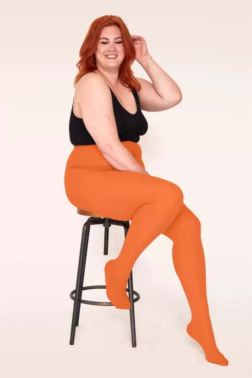 Pamela Mann Opaque panty in oranje