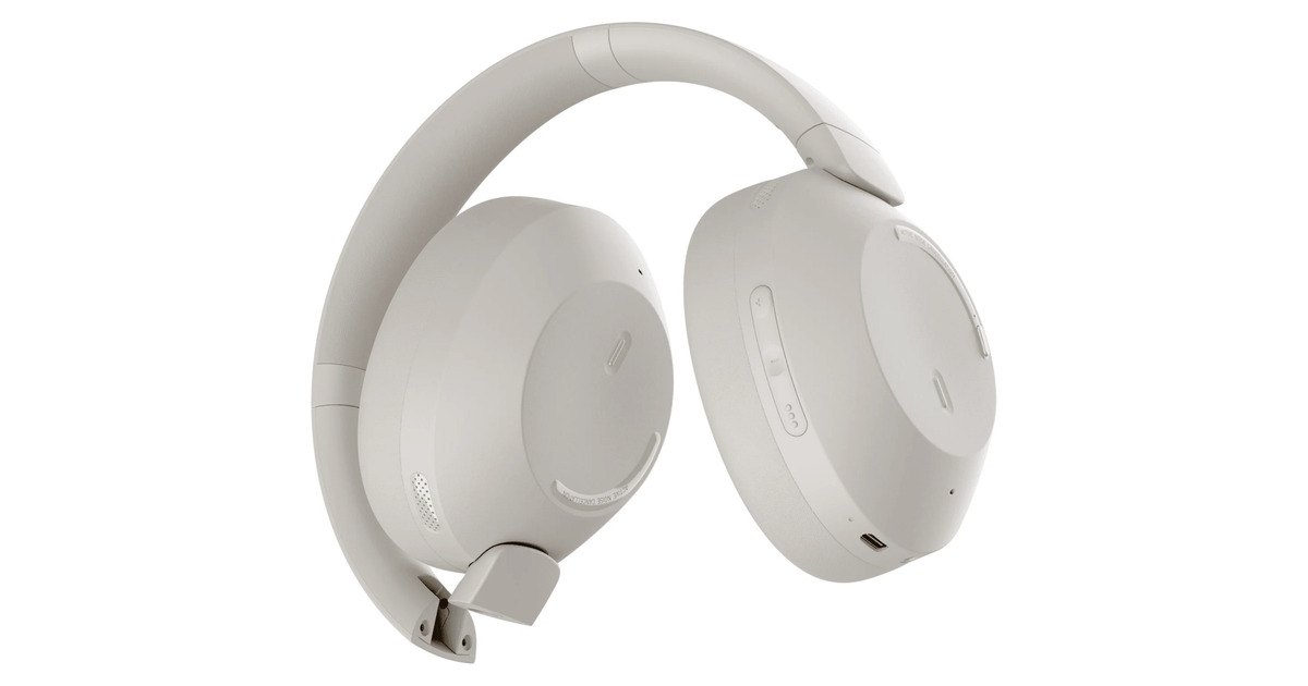 MIXXStreamQ C4 ANC Noise Cancelling Headphones over-ear headset  (Lichtbeige)