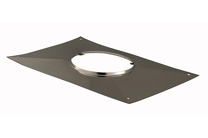 Plaque d'étanchéité rectangulaire pour ø 80 mm Poujoulat