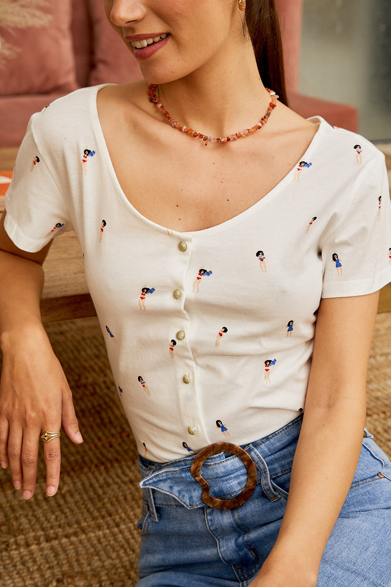 Camiseta White Dolls - Branca