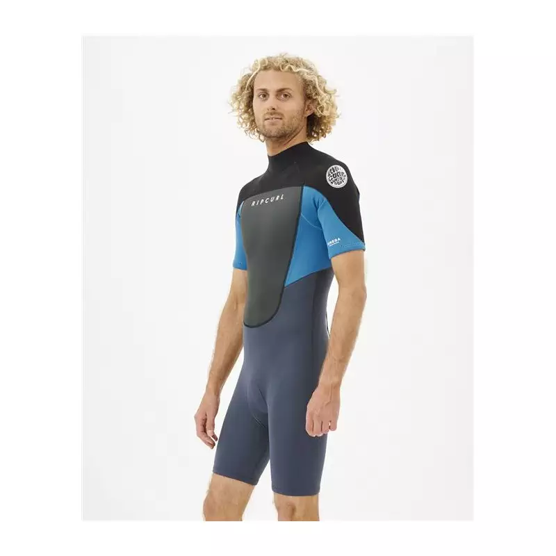 Combinaison shorty RIPCURL Omega 2mm Back Zip Blue