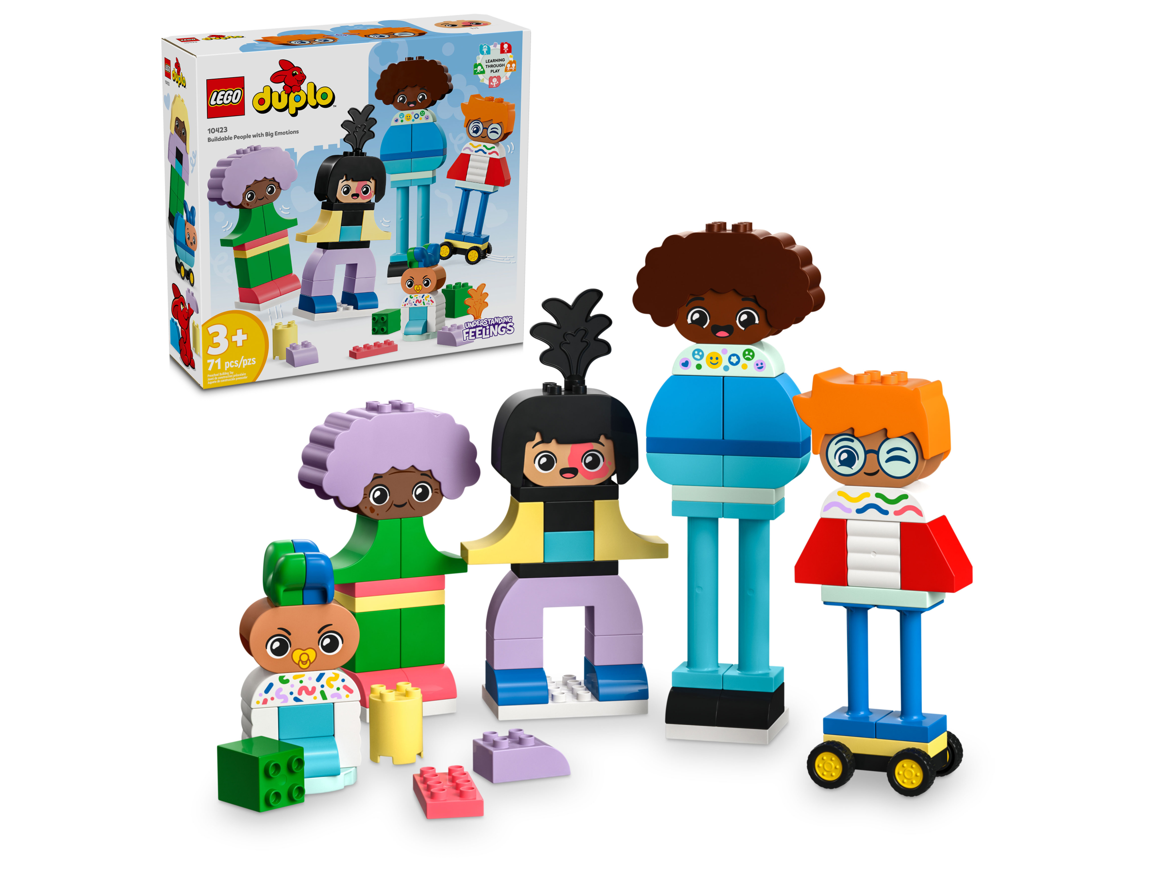 Personagens para construir com diferentes emoções 10423