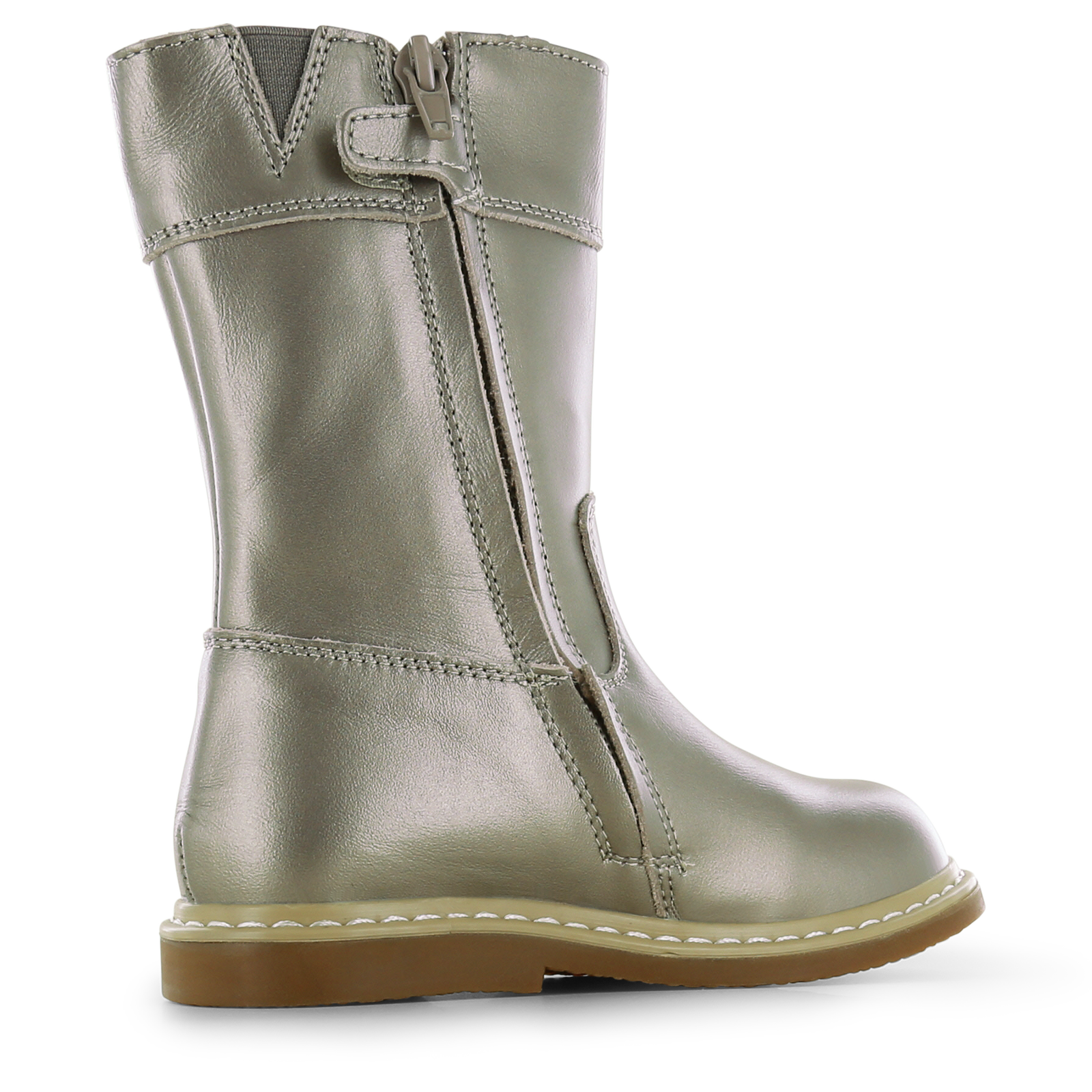 Shoesme slim-fit laarsje champagne Leer | Sale