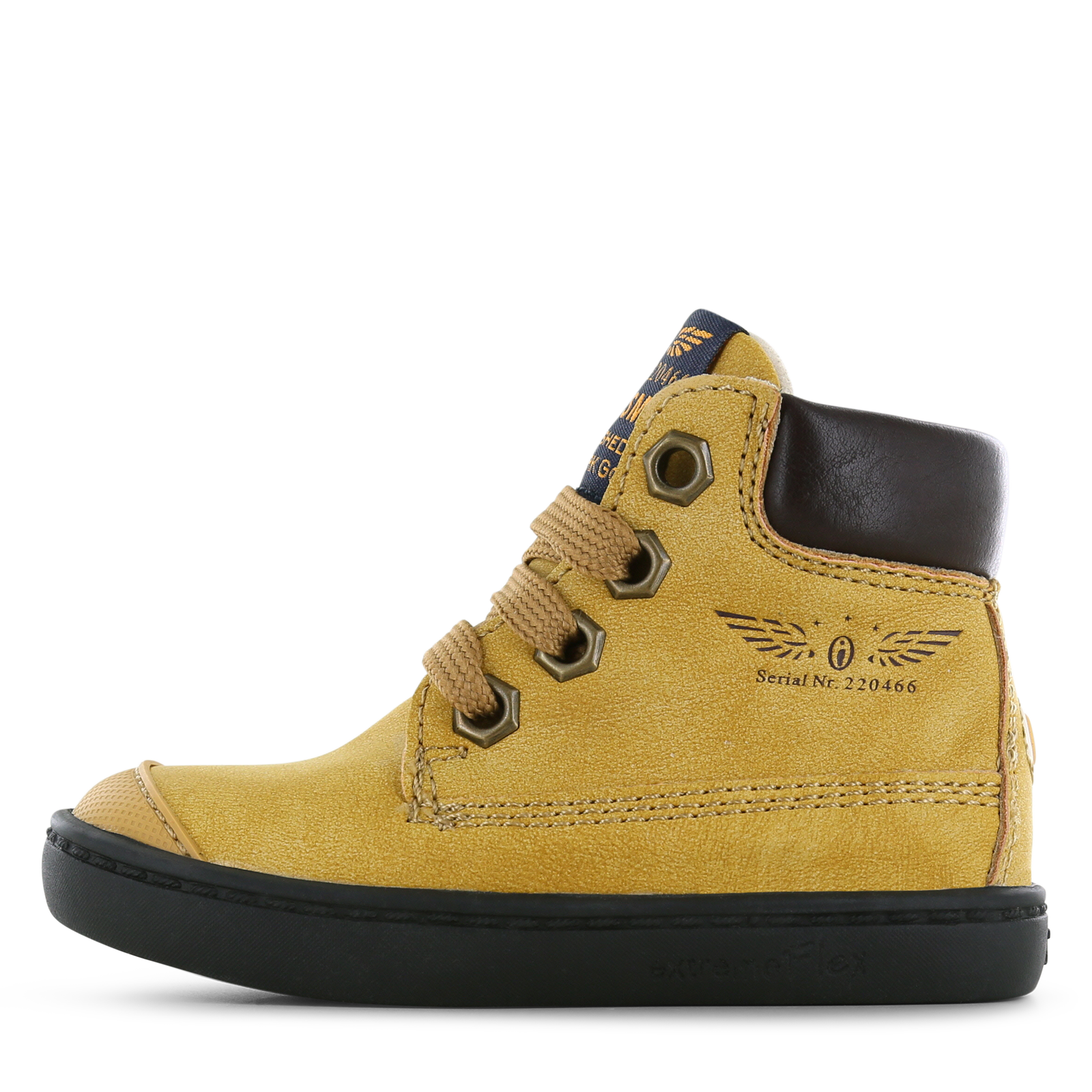 Shoesme Schnürschuhe ockergelb