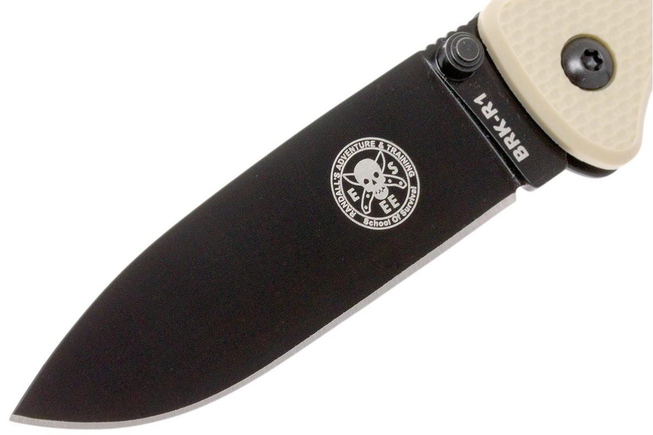ESEE Knives Zancudo D2 Desert Tan-Black, BRKR2DTB zakmes