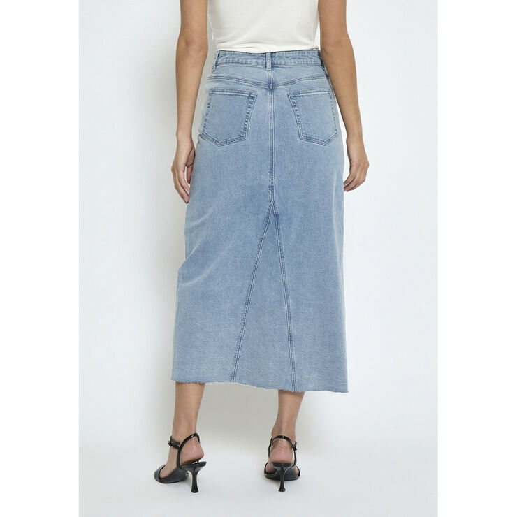 Minus MSVesila Maxi Denim Skirt Light denim