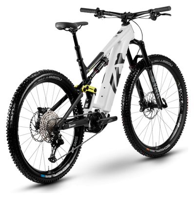 VTT Electrique Tout-Suspendu Husqvarna Mountain Cross MC3 Shimano Deore 12V 630 Wh 29/27.5'' Blanc