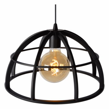 Lucide hanglamp Dikra zwart Ø40 cm