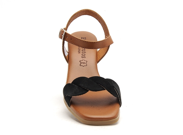 Eva frutos nu pieds talons femme 3439 noir